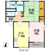 センターフィールド宝塚Ⅰの間取り画像