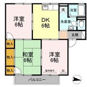 プレジール西島 B棟の間取り画像
