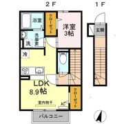 プランドール A棟の間取り画像