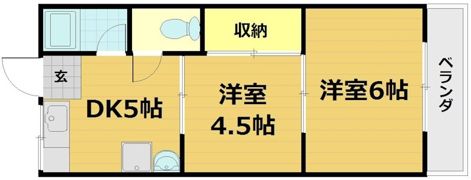 ニュー芝ノ下ハイツの間取り画像