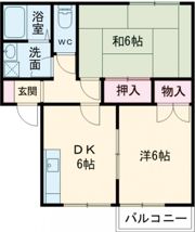 メゾン樹の間取り画像