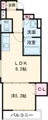 クリエオーレ角田の間取り画像