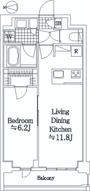 ラフィスタ蒲田南Ⅱの間取り画像
