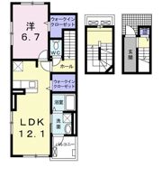 シャンス・アクリュ―の間取り画像