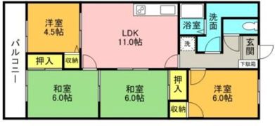 さくらマンションの間取り画像