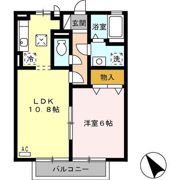 ソレイユ 長沢 Ⅰの間取り画像