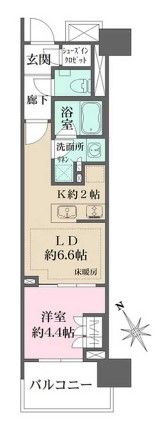 ザ・パークハウス赤羽フロントの間取り画像