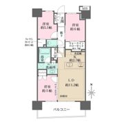 ガーデンクロス東京王子ガーデンコートの間取り画像