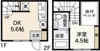 メゾネットShozokuⅡの間取り画像