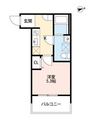 ワイズ七瀬川の間取り画像