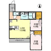 D-room南塚口の間取り画像
