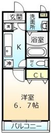 ピリアなかもずの間取り画像