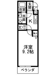 ポプラーレ キシダの間取り画像