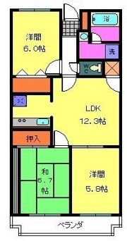 パークレーンの間取り画像