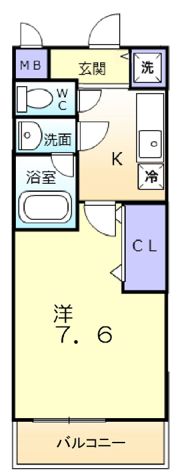 ミーティスルーチェの間取り画像