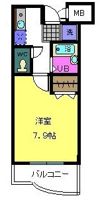 セゾンコート春木の間取り画像