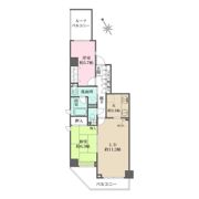 パークハウス鶴見本町通の間取り画像