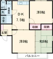 セジュール寺島Bの間取り画像