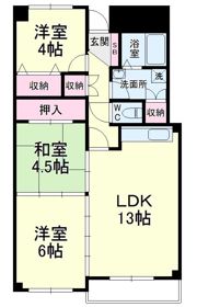 パークビュー四ツ池の間取り画像
