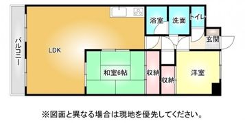 アーバンコート西原の間取り画像