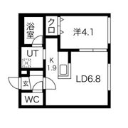 Choice Residence 美園4-3の間取り画像