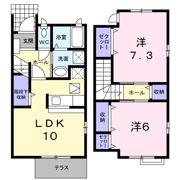 アイリー ジャミン Cの間取り画像