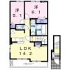 フェリス ヴィラⅠの間取り画像