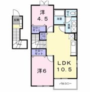 ハピネス Aの間取り画像