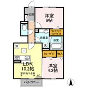エスペランスKの間取り画像