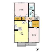 シャルマン松橋 Bの間取り画像