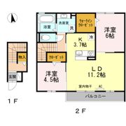 ファミーユ A棟の間取り画像