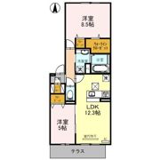 アトレーユ長岡京の間取り画像