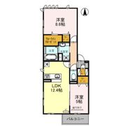 アトレーユ長岡京の間取り画像