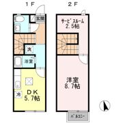 キューブの間取り画像