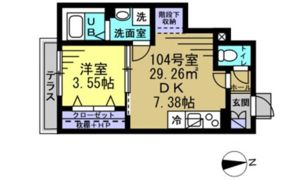 AJ南柏Firstの間取り画像