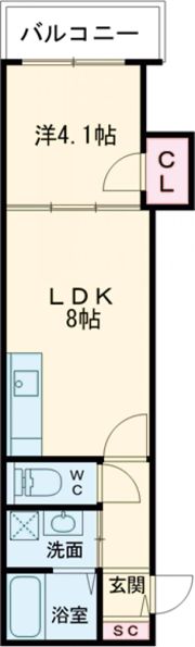 ブリリオ北野異人館通りの間取り画像