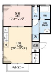 メゾン大原の間取り画像