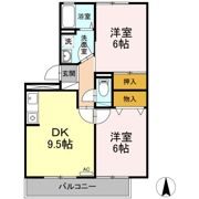 グリーンハイツ Bの間取り画像