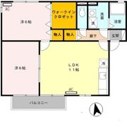 Cozy Court B棟の間取り画像
