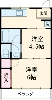 コーポITOの間取り画像