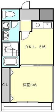 CORRECT FORET住道の間取り画像