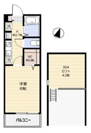 ベラージュの間取り画像