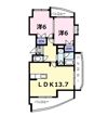クレッシェンド美宇の間取り画像