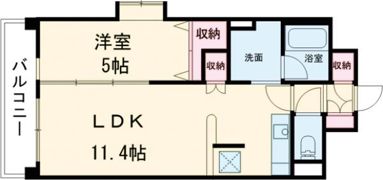 キャッスル山崎町の間取り画像