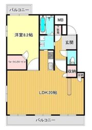 リファレンス城崎の間取り画像