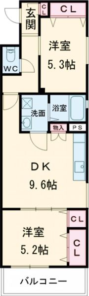 クリエオーレ長吉川辺の間取り画像