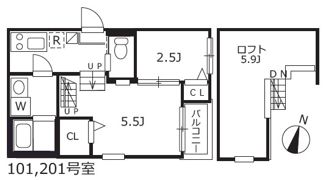 クオーレ名古屋の間取り画像