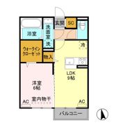 メゾン ド キャレ Ⅰの間取り画像
