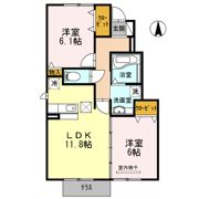 ピアチェーレ B棟の間取り画像