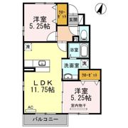 クレエルK C棟の間取り画像
